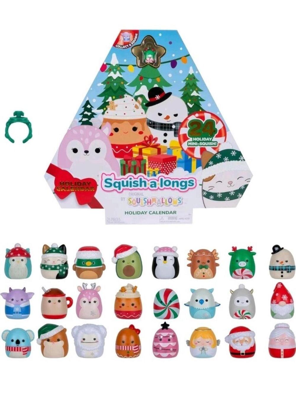 Nib Squishmallows Squish-a-longs Original Holiday Advent Calendar Christmas 2025
